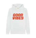 White Good Vibes Hoody