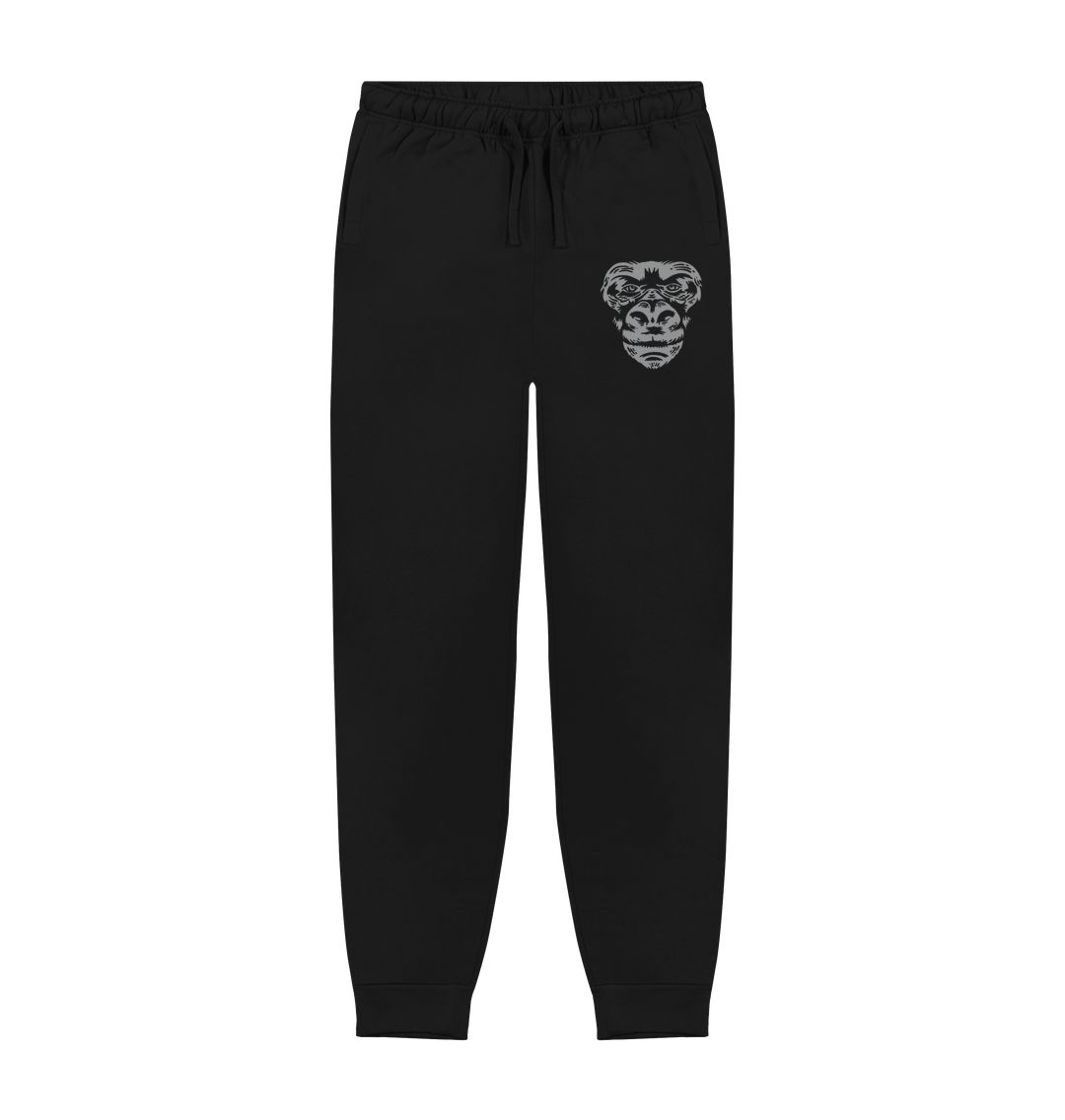 Black Gorilla Face Joggers