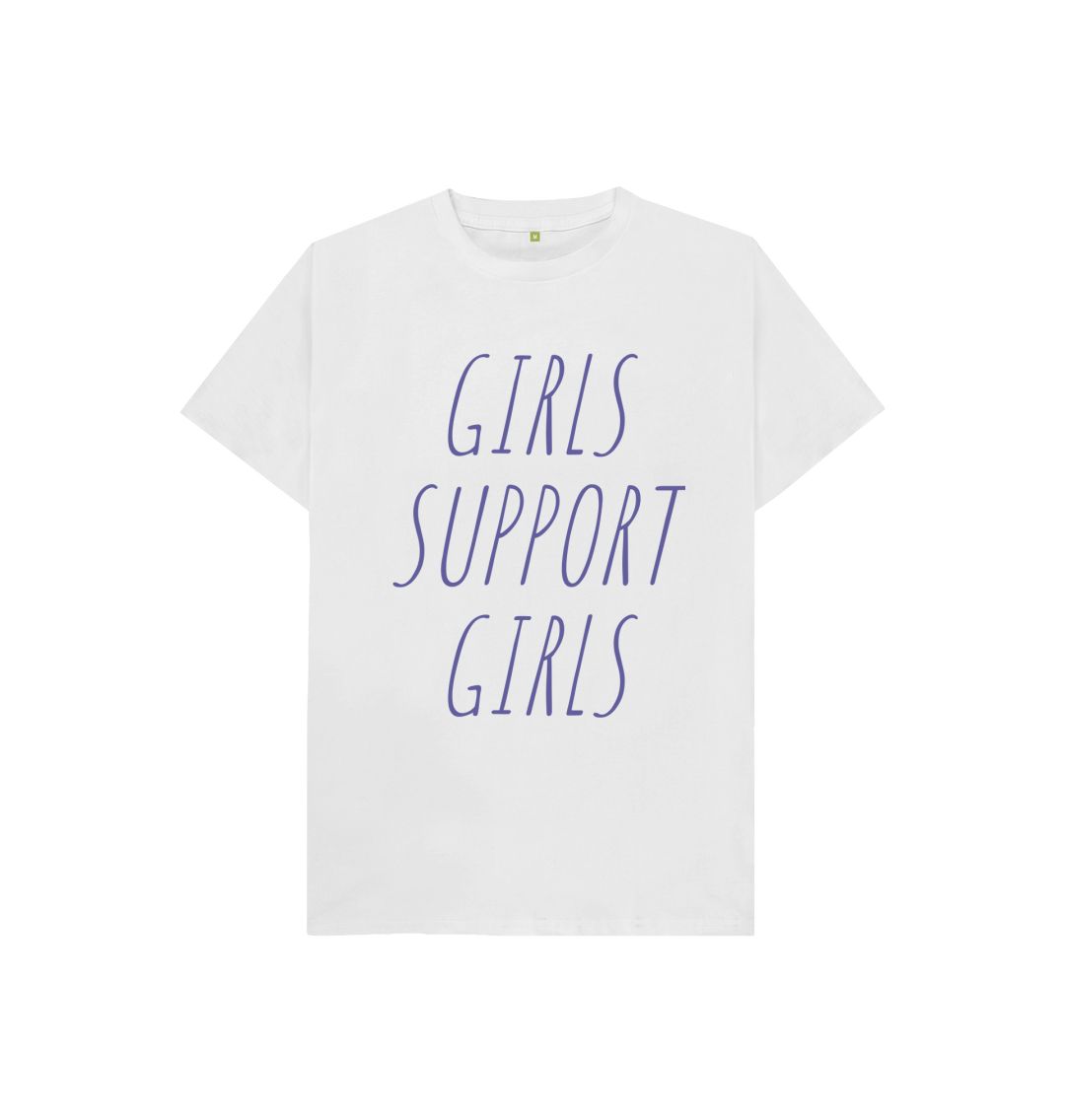 White Girls Support Girls Tee