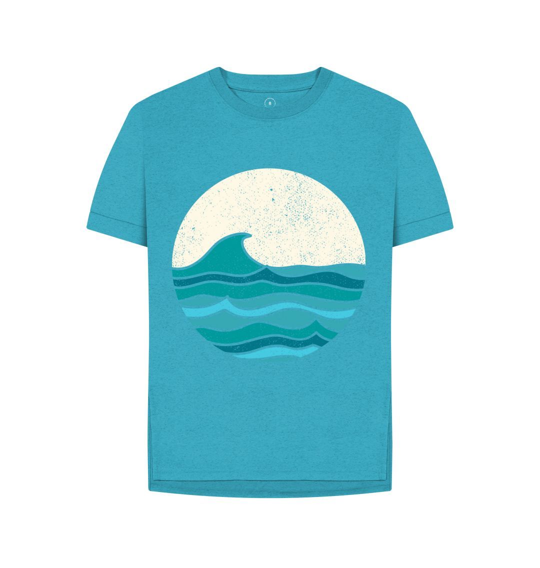 Ocean Blue Remill Relaxed Ocean Tee