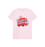 Pink Kids Red Bus Tee