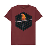 Red Wine Parrot Tee