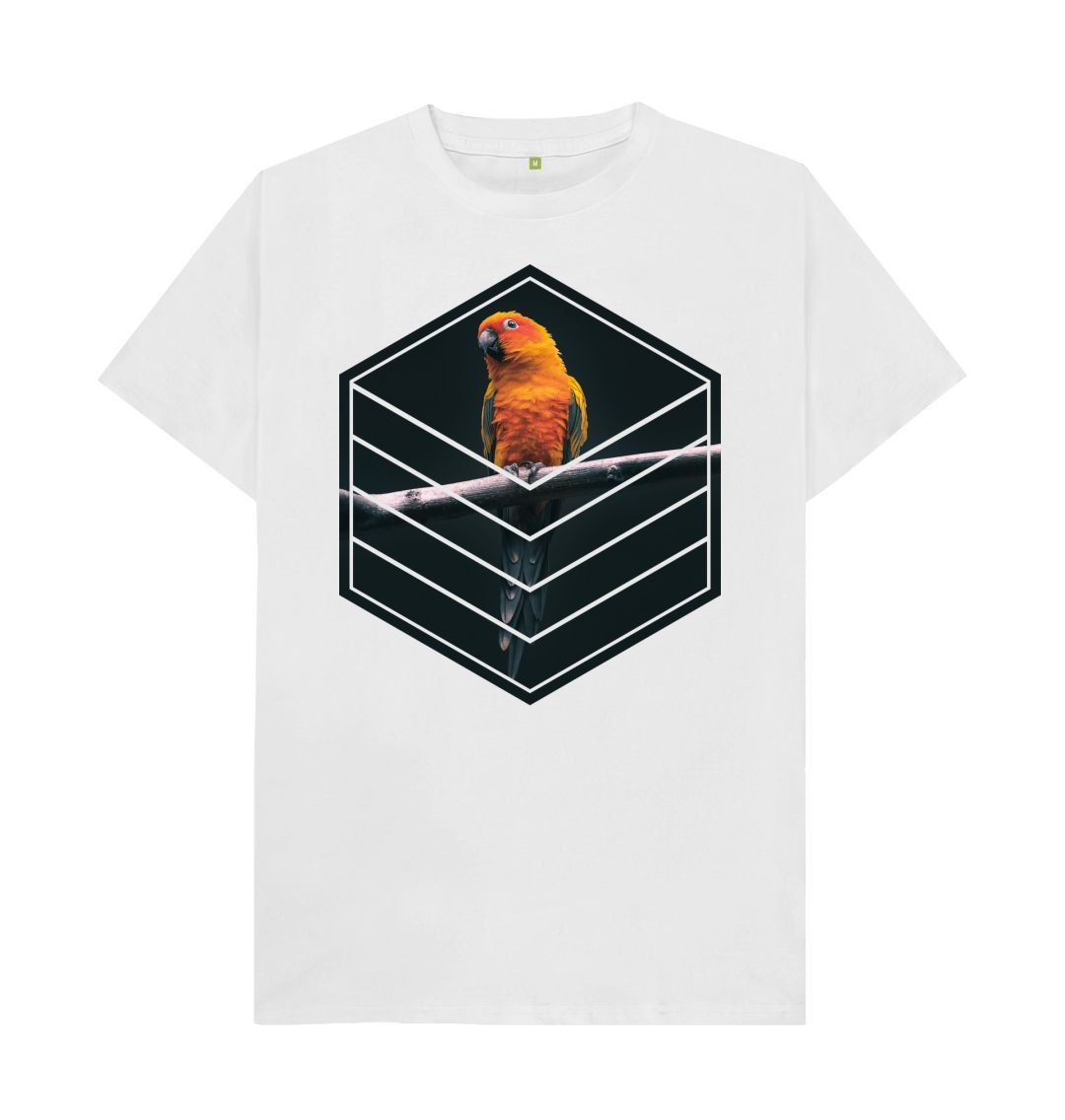 White Parrot Tee