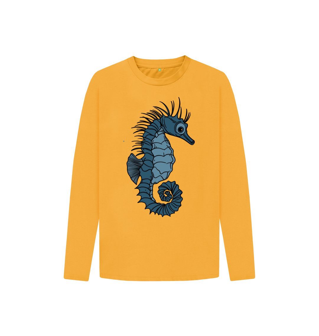 Mustard Seahorse Long Sleeve Tee