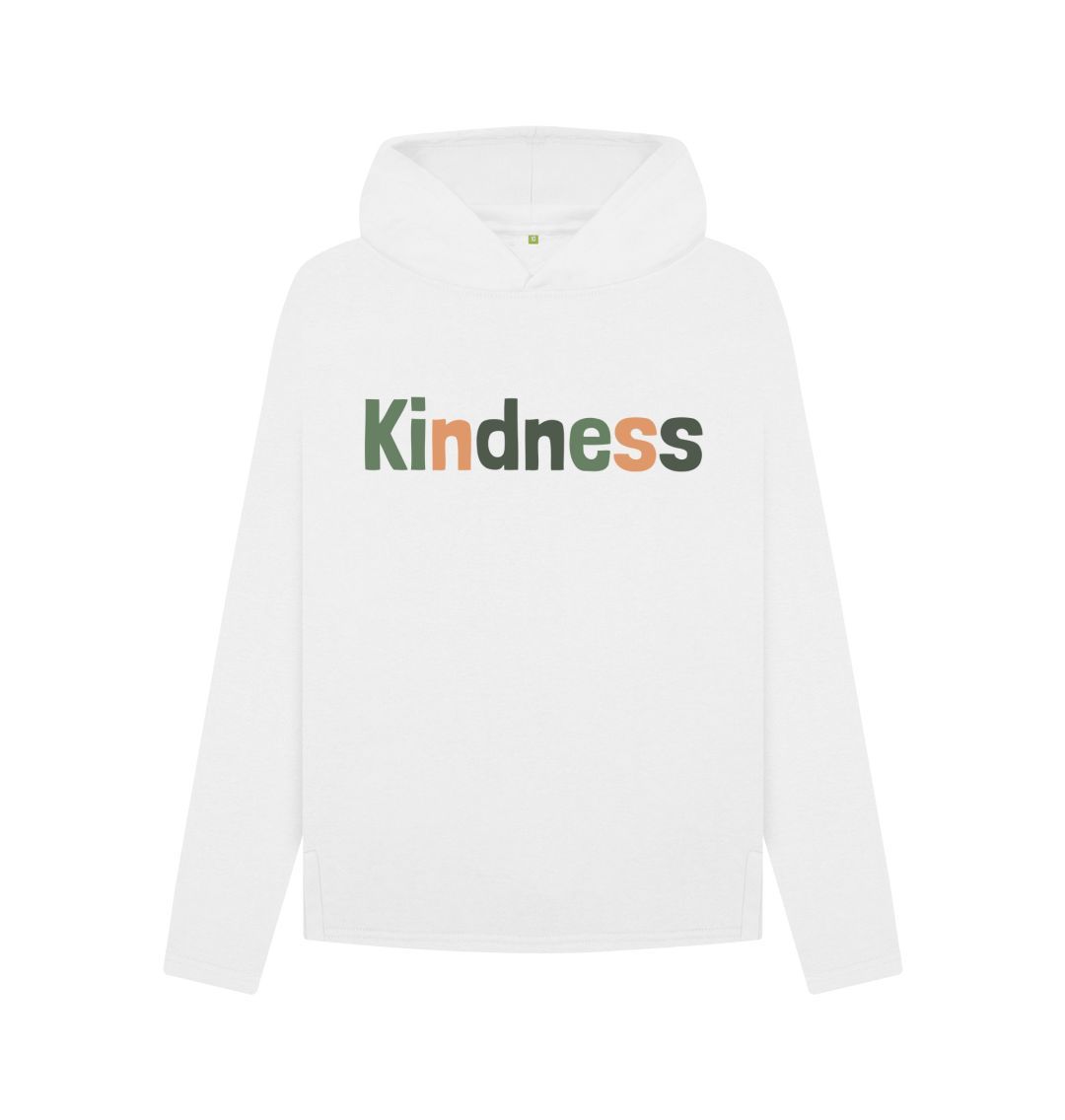 White Kindness Hoody