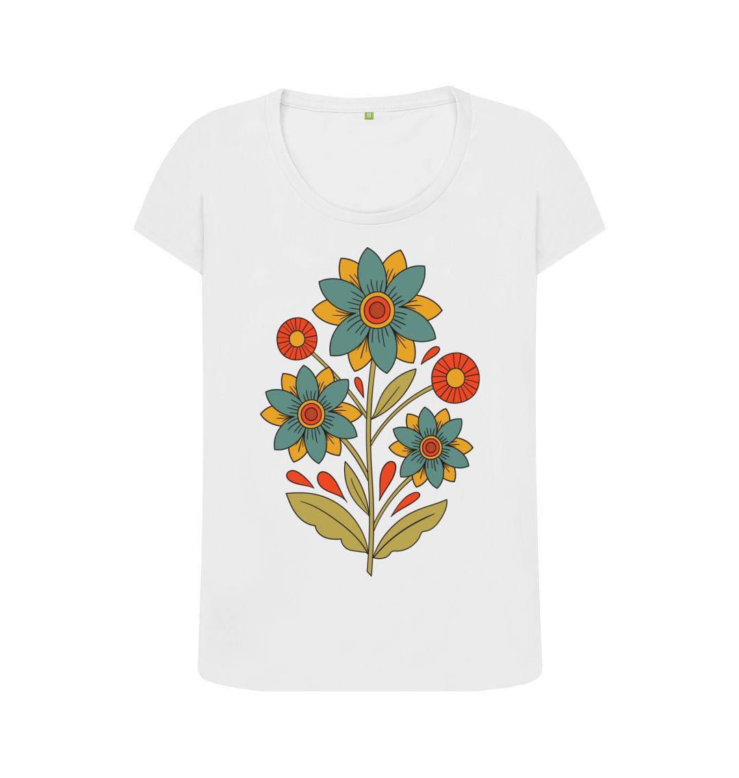 White Flowers Tee