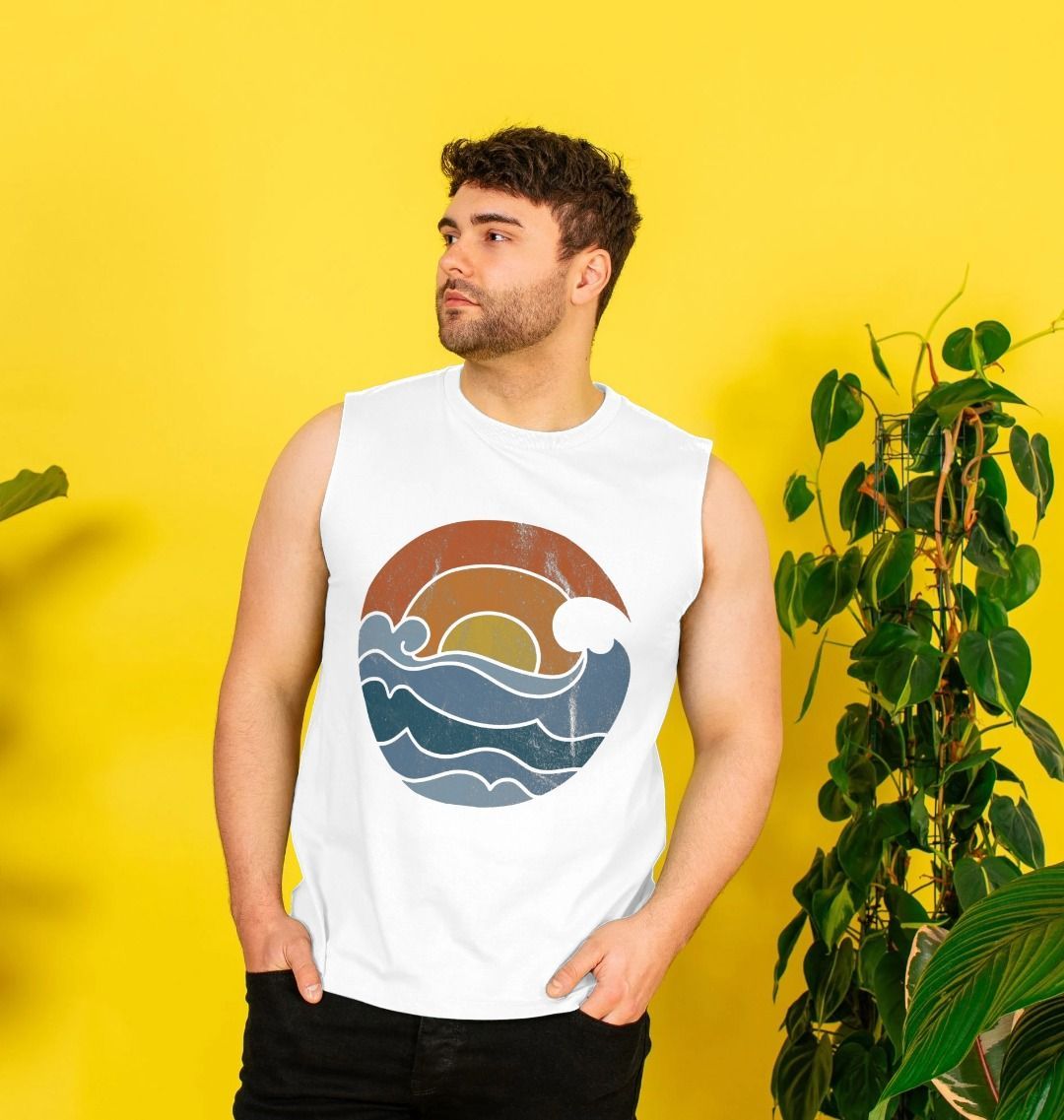 Sunset And Waves Vest Top