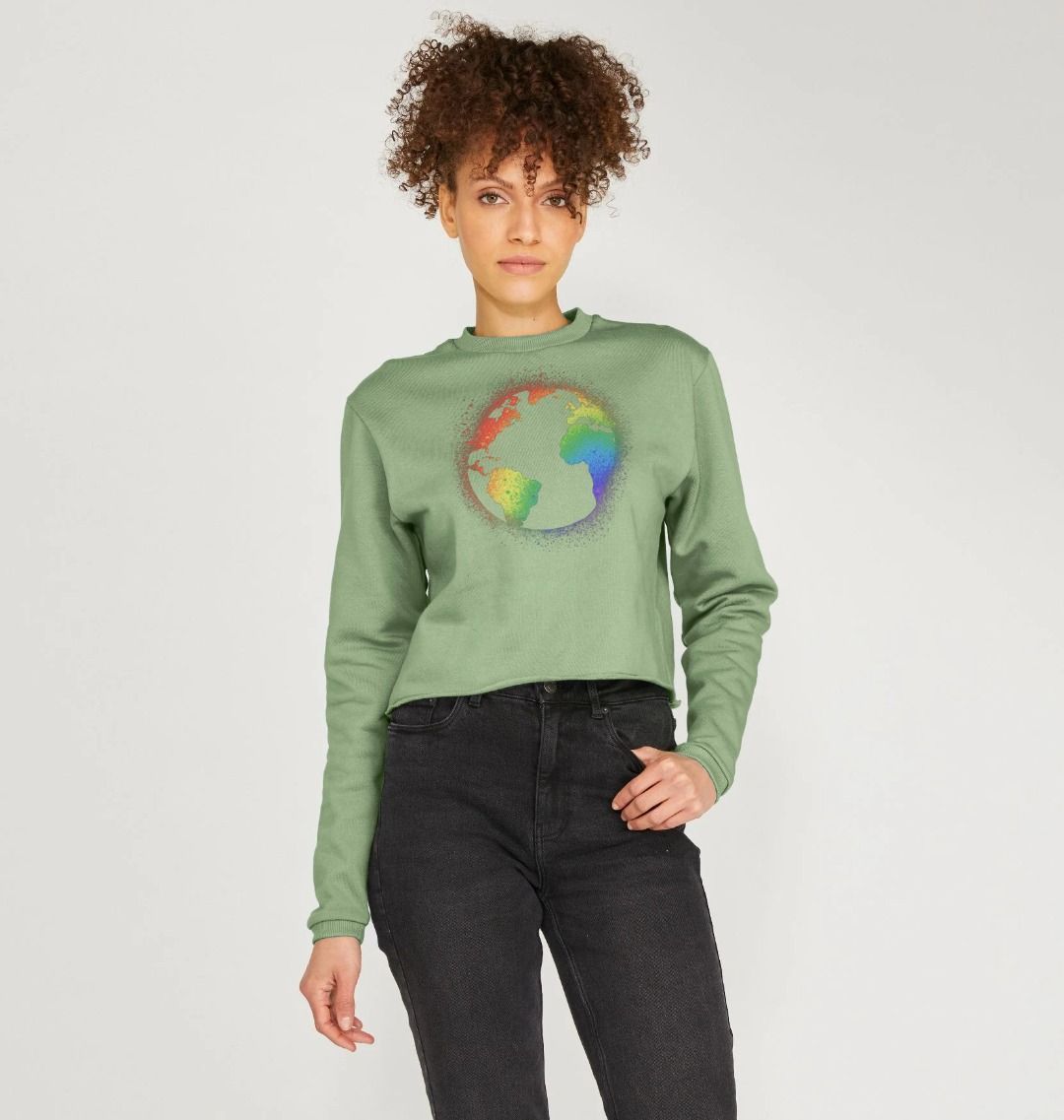 Rainbow World Boxy Jumper