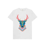 White Pretty Deer Tee