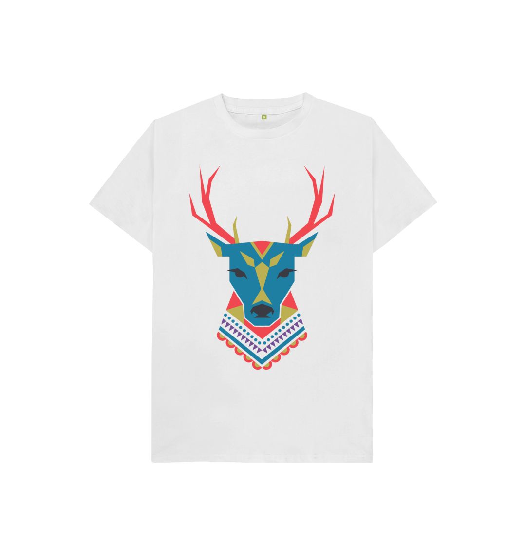 White Pretty Deer Tee