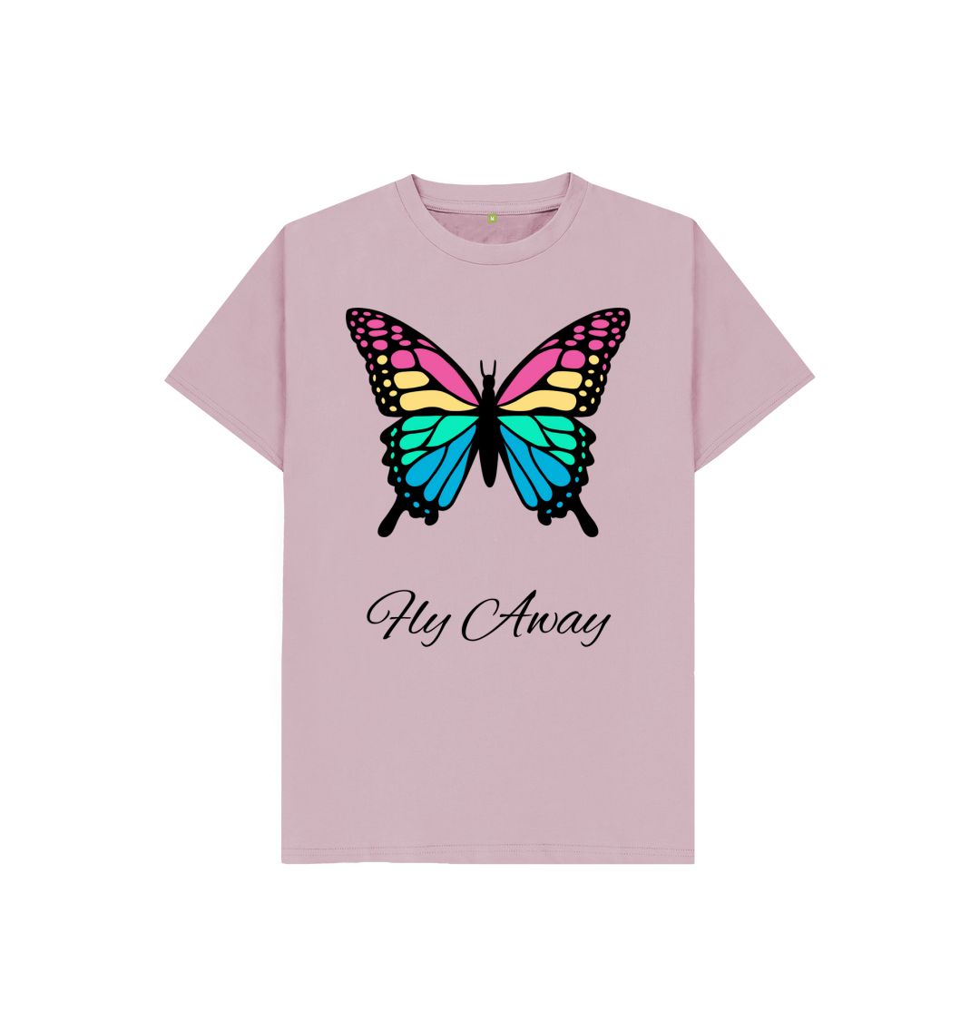 Mauve Butterfly Fly Away Tee