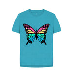 Ocean Blue Remill Relaxed Butterfly Tee