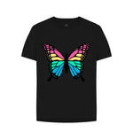 Black Remill Relaxed Butterfly Tee