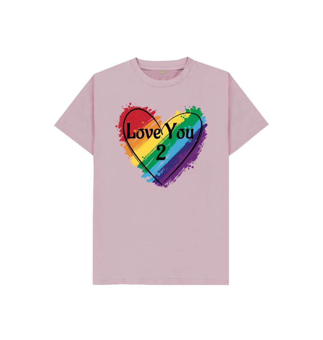 Mauve Love You 2 Kids Tee