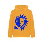 Mustard Blue  Lion Hoody