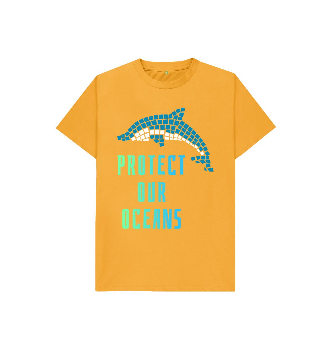 Mustard Protect Our Oceans - Dolphin Tee