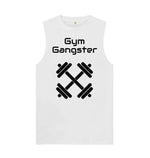 White Gym Gangster Vest