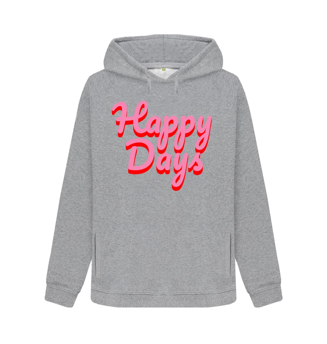 Light Heather Happy Days Hoody