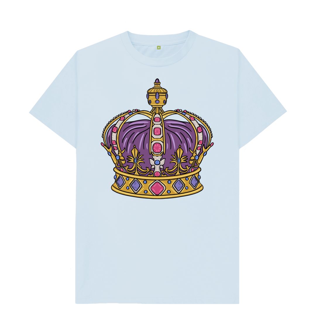 Sky Blue Men's King's Crown Tee