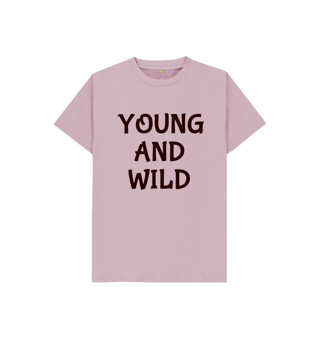 Mauve Young And Wild Tee