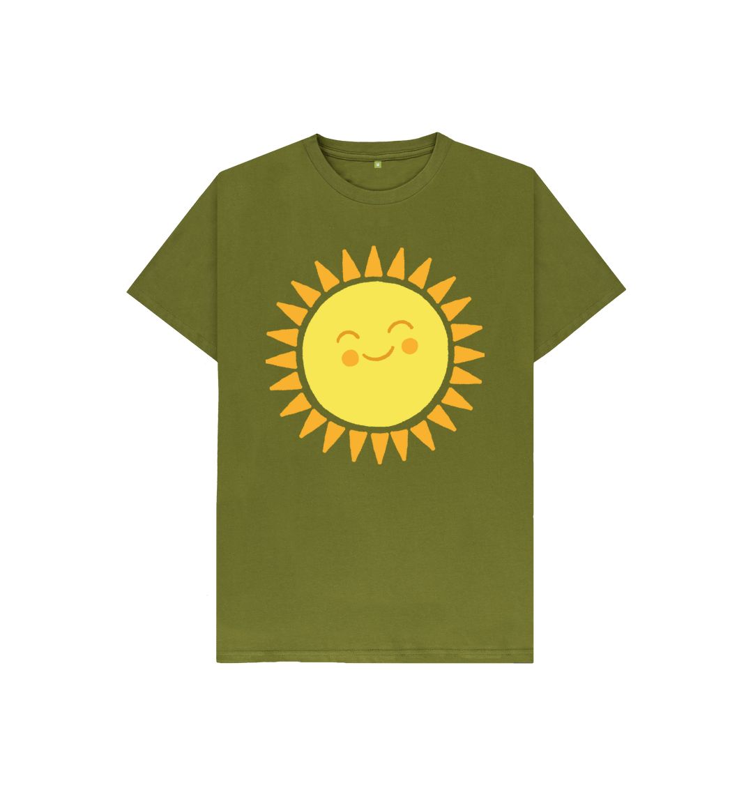 Moss Green Sunshine Kids Tee