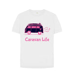 White Cravan Life Relaxed Tee