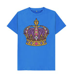 Bright Blue Men's King's Crown Tee