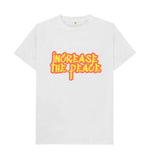 White Increase The Peace Tee