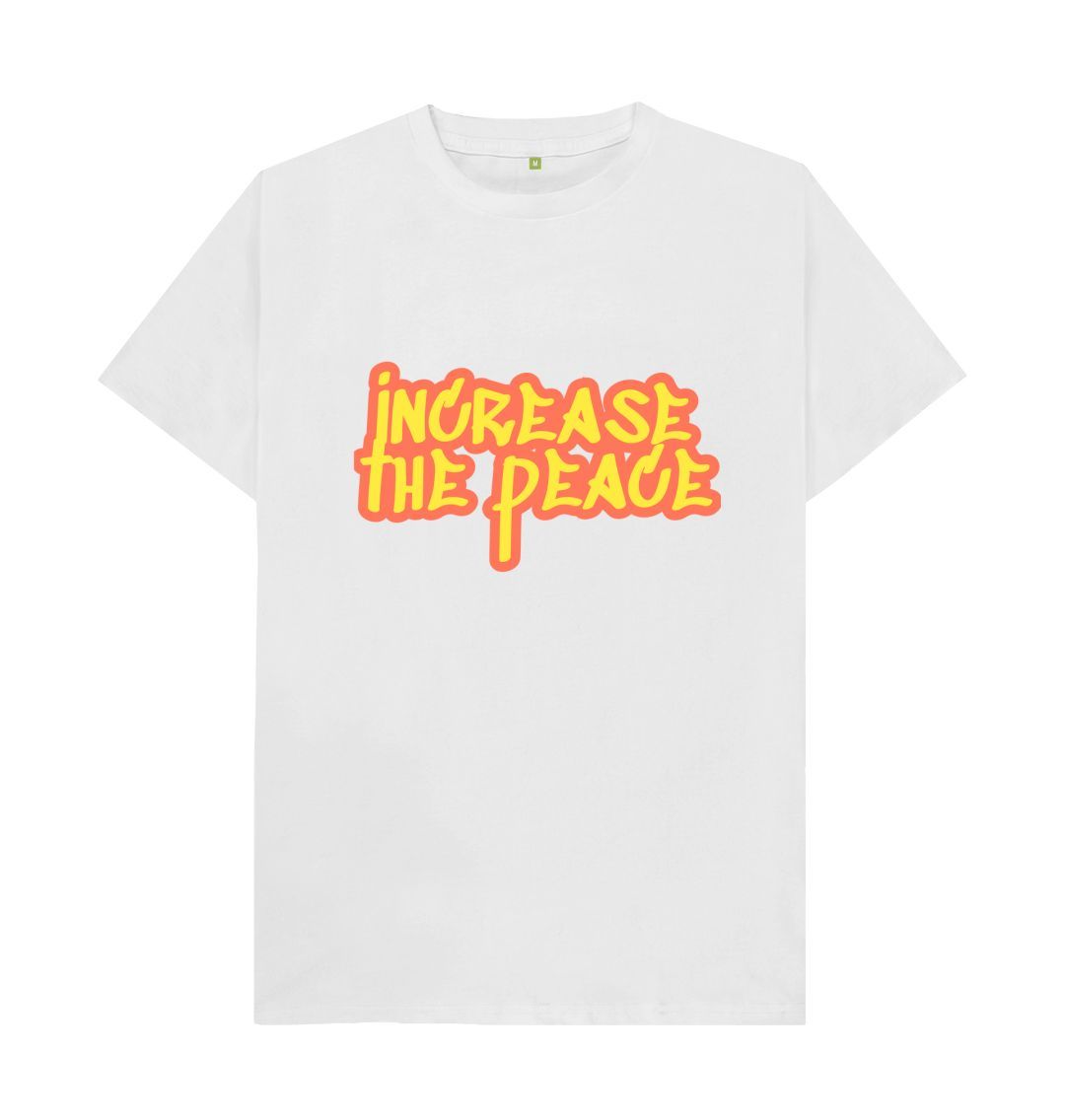 White Increase The Peace Tee