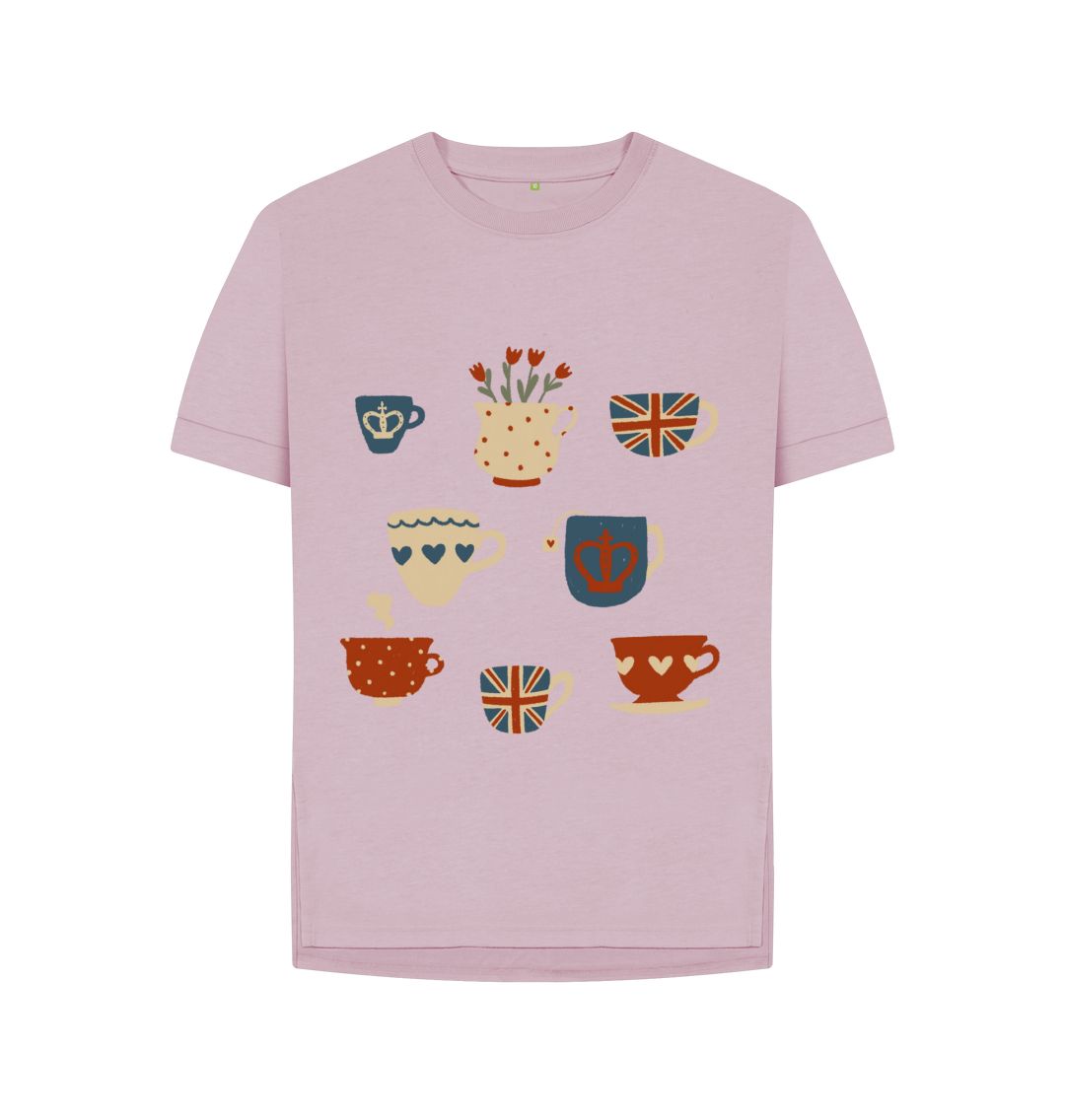 Mauve Women's Relaxed Tea Party Tee