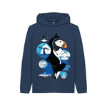 Navy Blue Frozen World Hoody