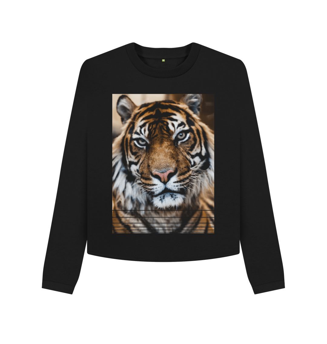 Black Tiger Boxy Jumper