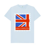 Sky Blue Men's King Charle's the 3rd's Stamp Tee