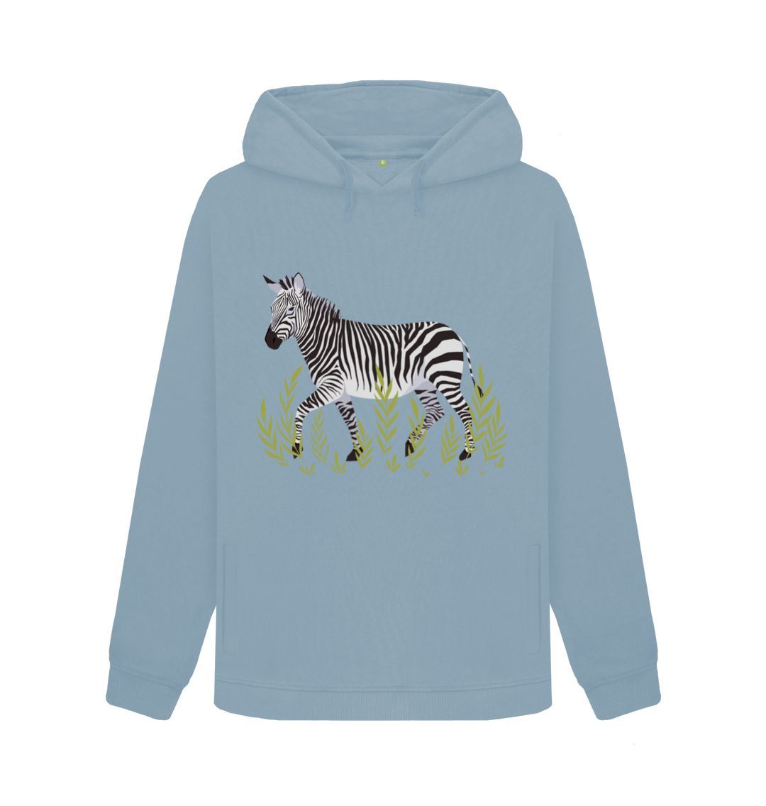 Stone Blue Zebra Hoody