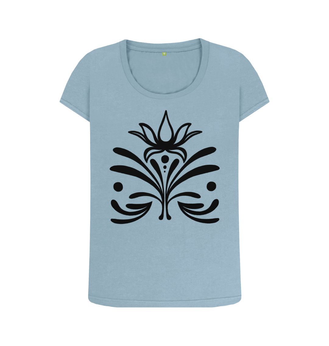 Stone Blue Lotus Tee