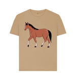 Sand Brown Horse Tee