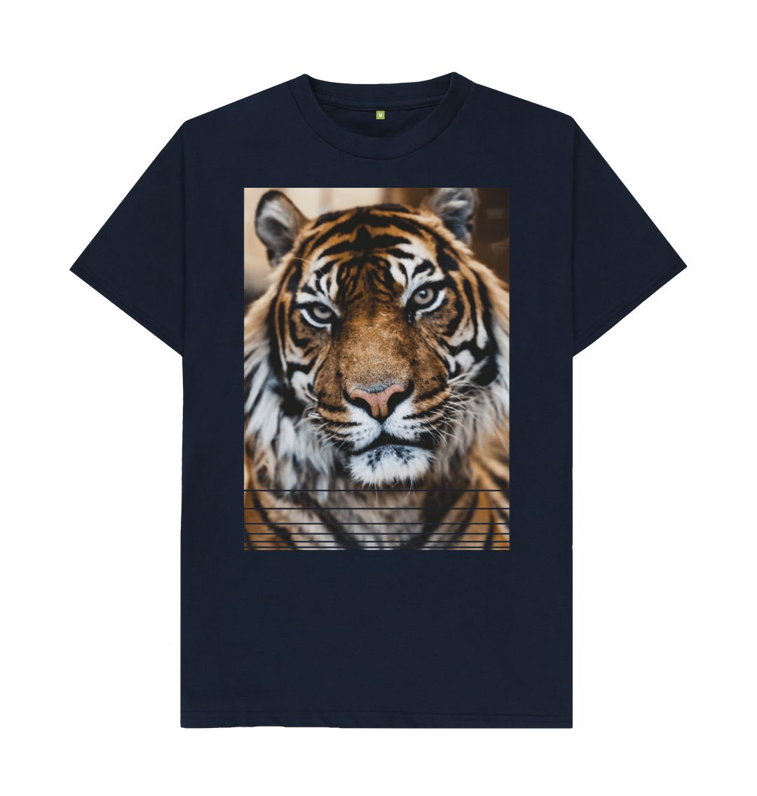 Navy Blue Tiger Tee