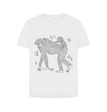 White Chimp and Baby Woman's Tee