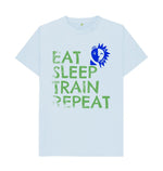 Sky Blue Train Repeat Tee