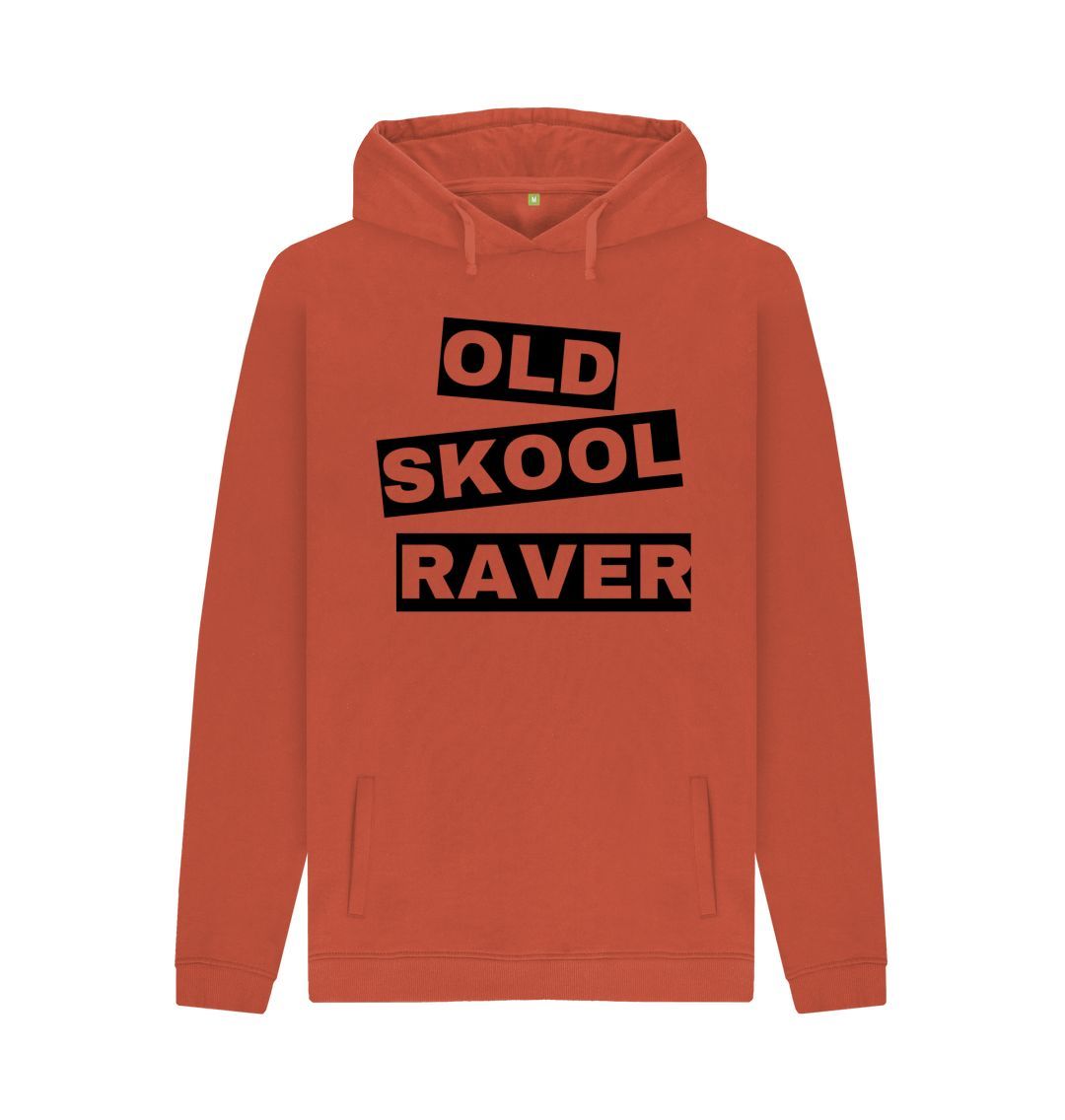 Rust Old School Raver Hoody