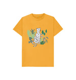 Mustard White Cheetah Tee