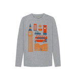 Athletic Grey Kids Long Sleeve London Tee