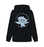 Black Blue Lotus Hoody