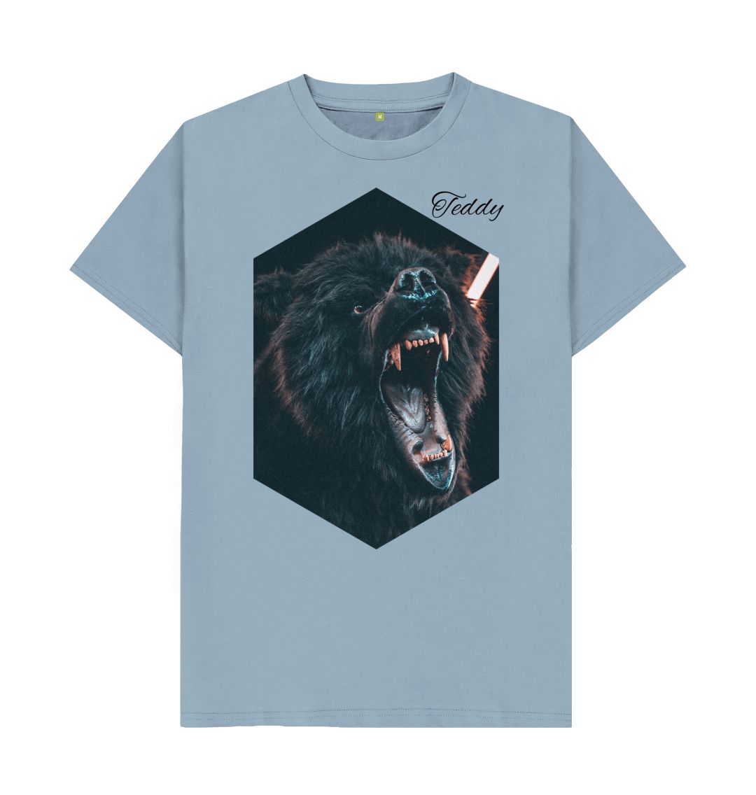 Stone Blue Teddy Bear Tee