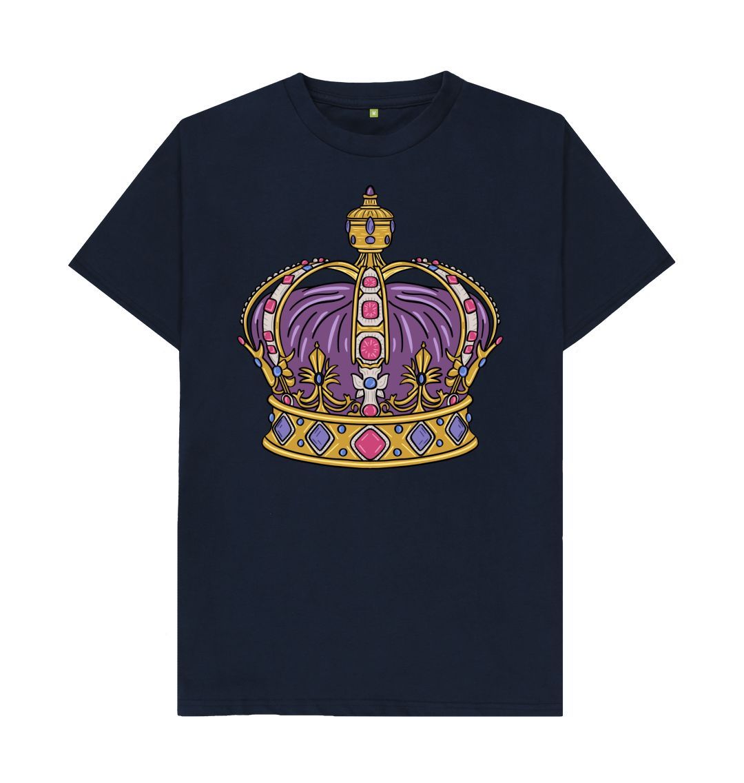 Navy Blue Men's King's Crown Tee