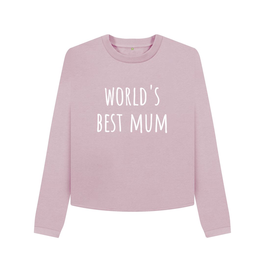 Mauve World's Best Mum Boxy Jumper