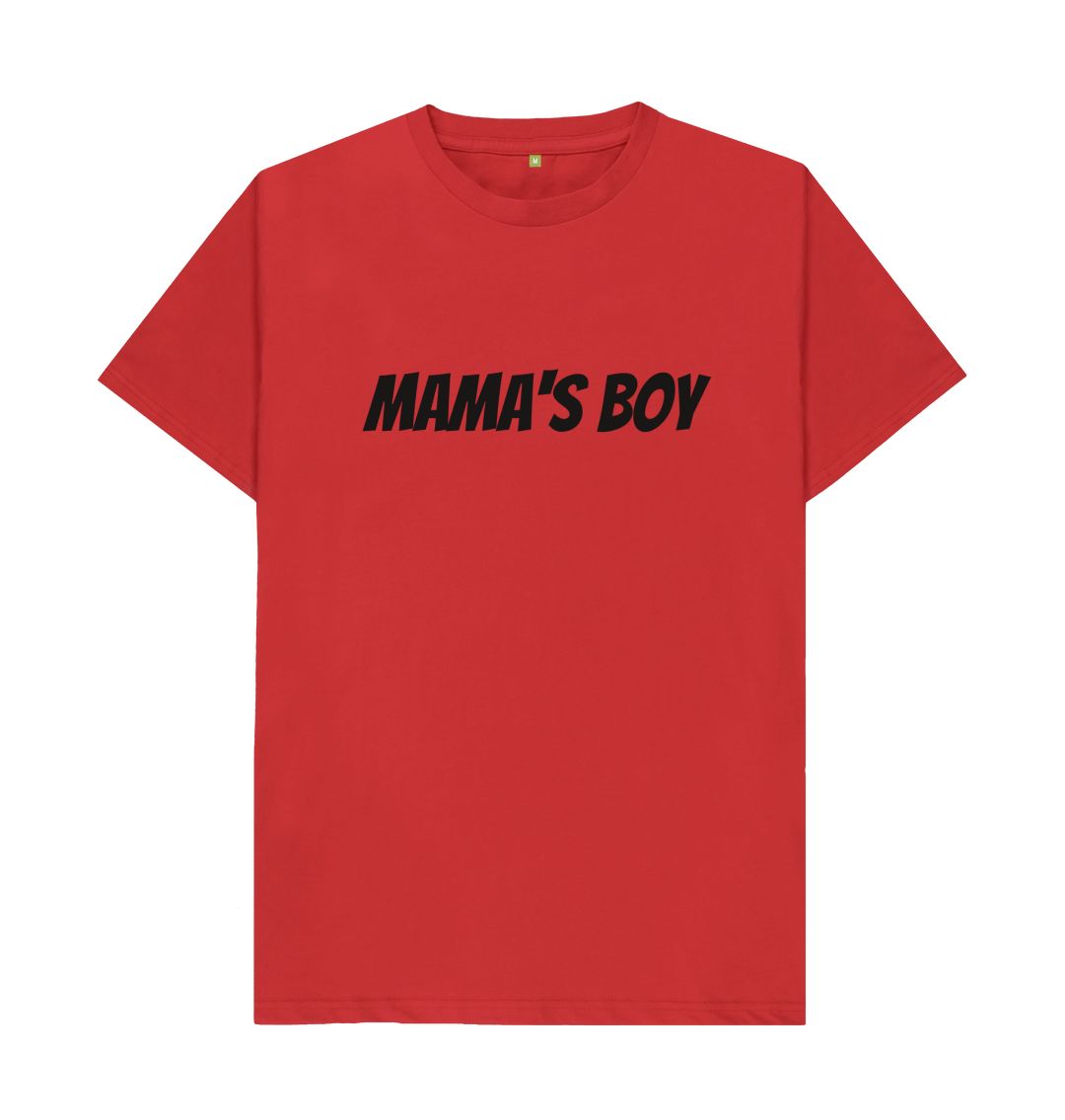 Red Mama's Boy Men's Tee