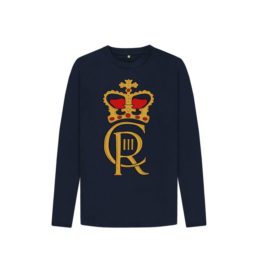 Navy Blue Kids Long Sleeve Royal Charles's Tee