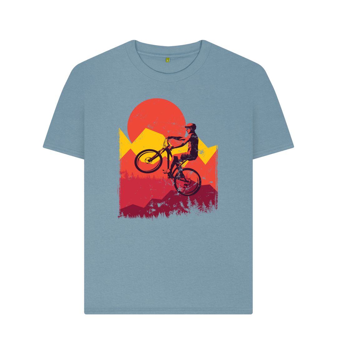 Stone Blue Sunset Bike Ride Tee