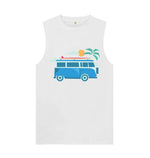 White Camp and Surf Vest